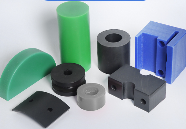 Machined plastic parts in several shapes