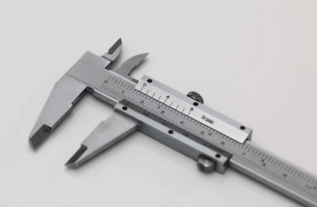 Vernier caliper used for quality control measurement