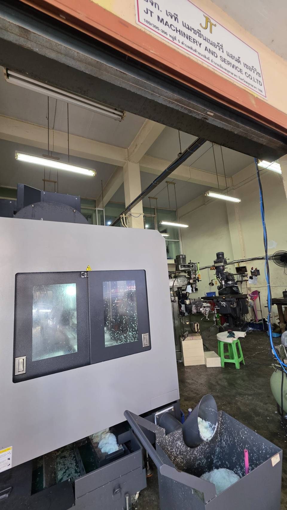 CNC machine in our workshop