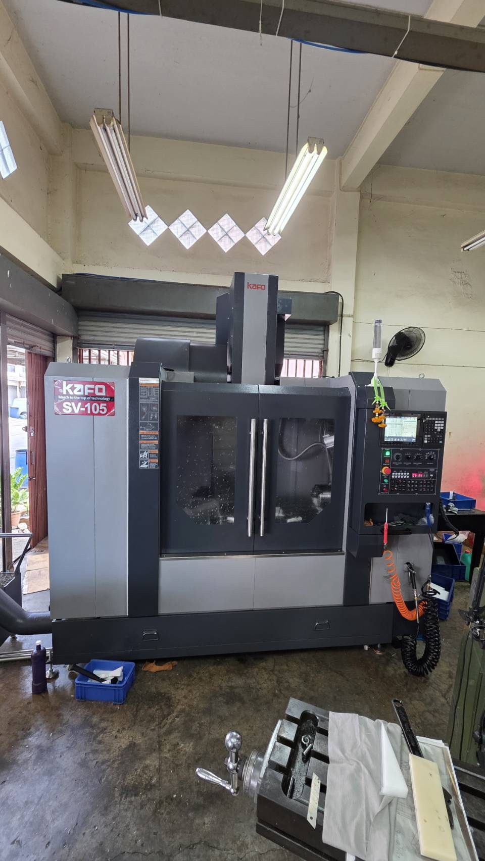 CNC machining center in our workshop