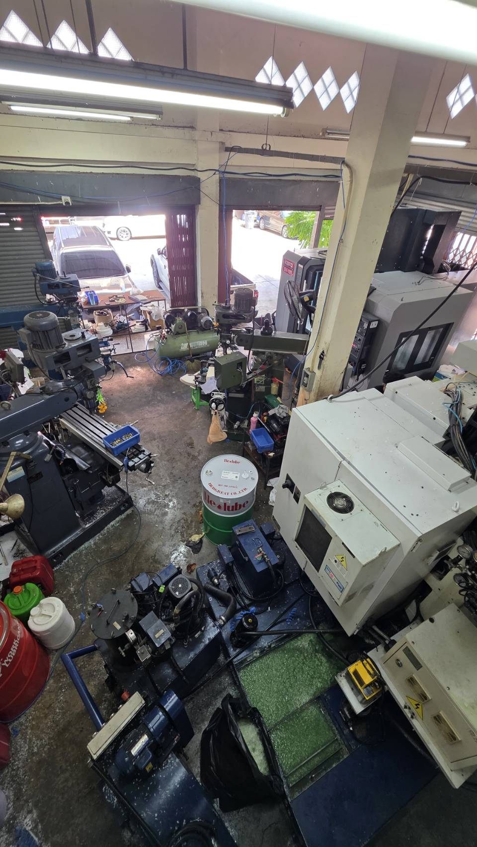 Overview of our machine workshop