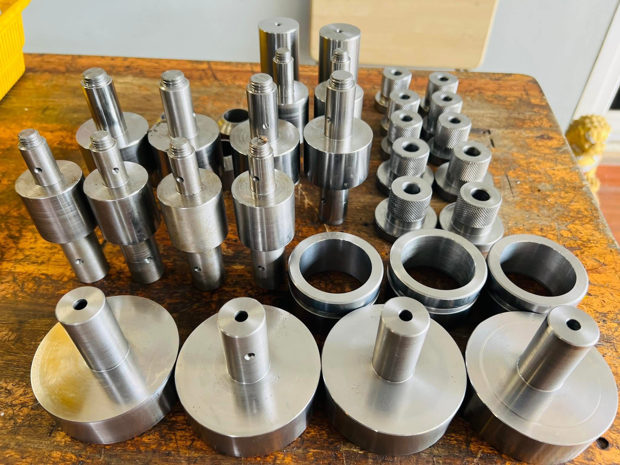 Assorted machined metal parts